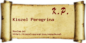 Kiszel Peregrina névjegykártya